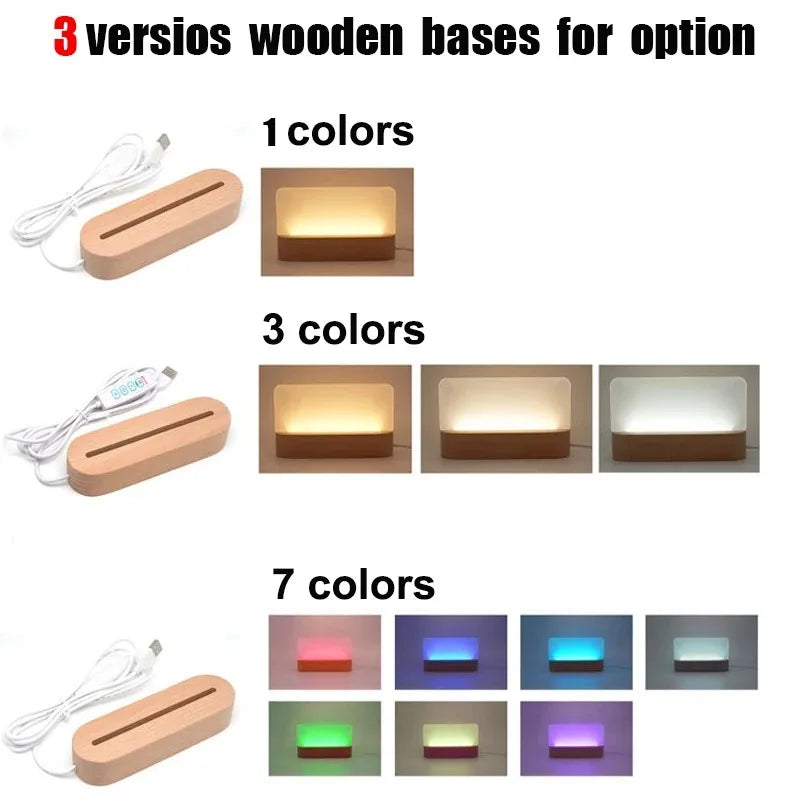 Pet Memorial Night Light Personalized Custom Pet Photo Engraved Name Date Soft Warm Glow USB Powered Wood Base Keepsake Gift